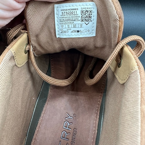 Sperry Mens 11 Rebel A/O Chukka STS23011 Brown Leather Moc Toe Boots EUR 44.5 - Picture 6 of 7